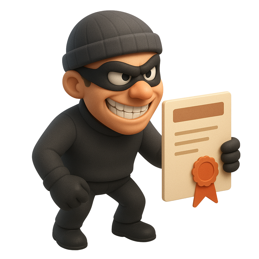 Certificate verification illustration